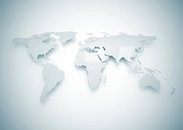 World map.