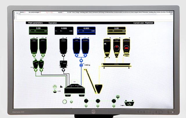 Screen showing features from Mixo 5000.